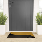 Two Tone Line Curvature IX Welcome Mat Gallery Image 3
