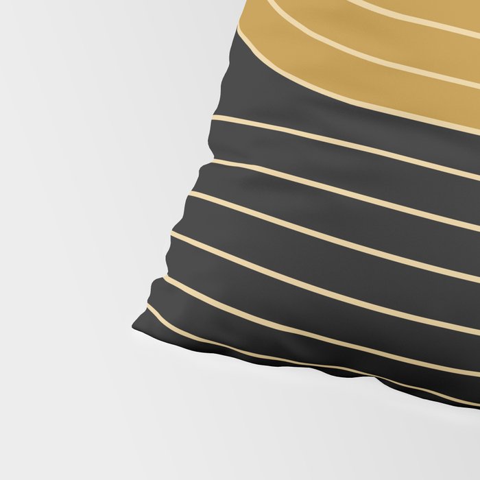 Two Tone Line Curvature IX Pillow Sham Gallery Image 4