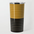 Two Tone Line Curvature IX Travel Mug Gallery Image 1