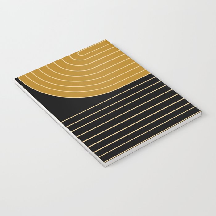 Two Tone Line Curvature IX Notebook Gallery Image 3