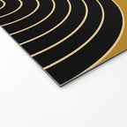 Two Tone Line Curvature IX Welcome Mat Gallery Image 2