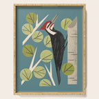 Woodpecker in Aspen Tree Serving Tray Gallery Image 1