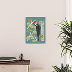 Woodpecker in Aspen Tree Poster Gallery Image 2