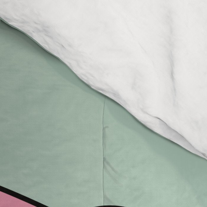 Pink And Green Colorful Cowboy Hat Comforter Gallery Image 4