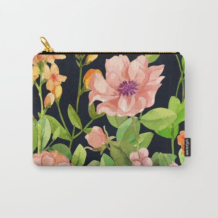 Summer Flowers 5 Carry All Pouch Gallery Image 1