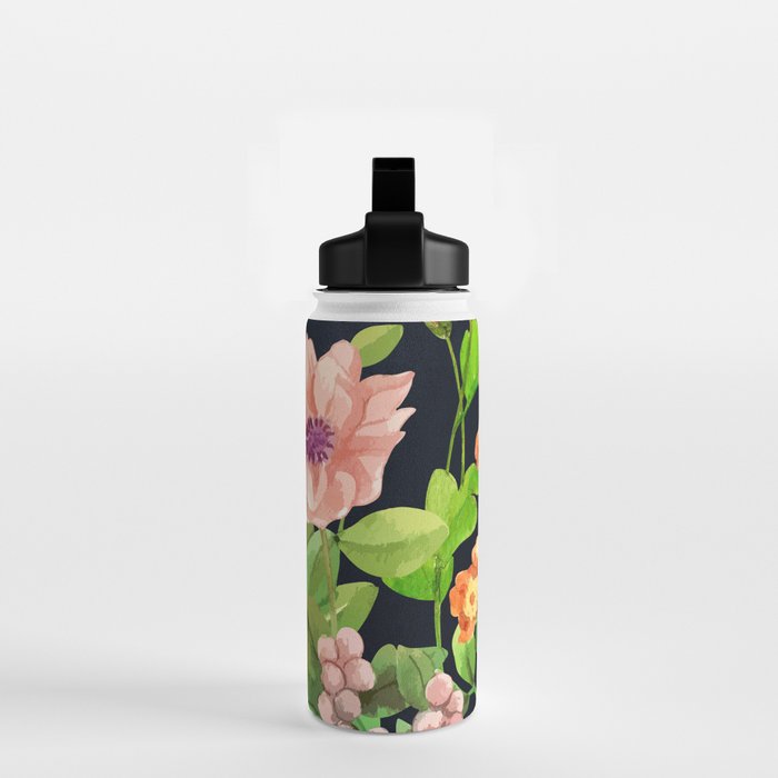 Summer Flowers 5 Water Bottle Gallery Image 2