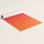 Bright Pink and Orange Ombre Yoga Mat Gallery Image 2