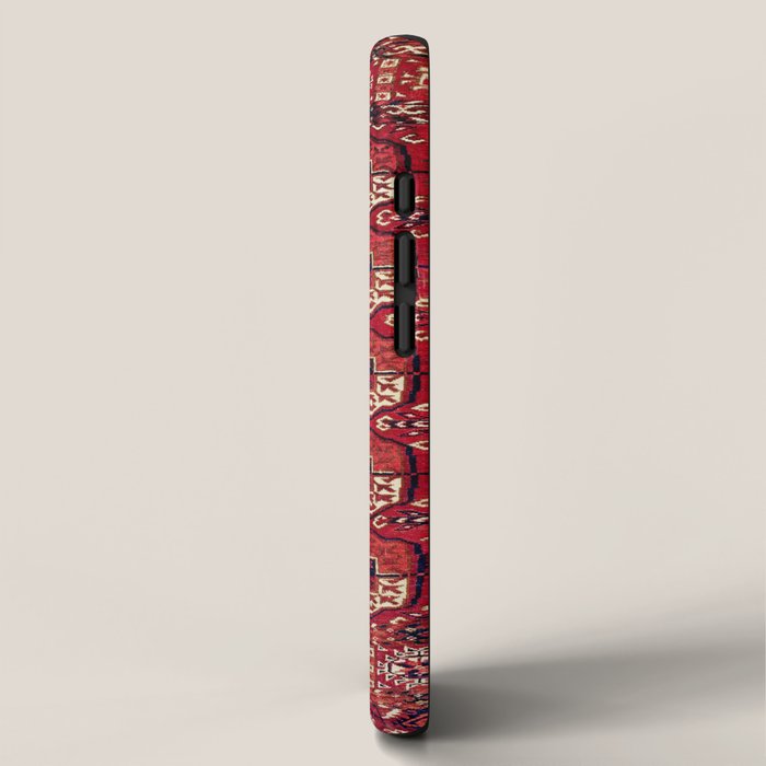 Tekke  Antique West Turkestan Rug Print iPhone Case Gallery Image 2