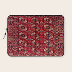Tekke  Antique West Turkestan Rug Print Laptop Sleeve Gallery Image 1