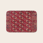 Tekke  Antique West Turkestan Rug Print Bath Mat Gallery Image 1