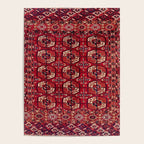 Tekke  Antique West Turkestan Rug Print Poster Gallery Image 4
