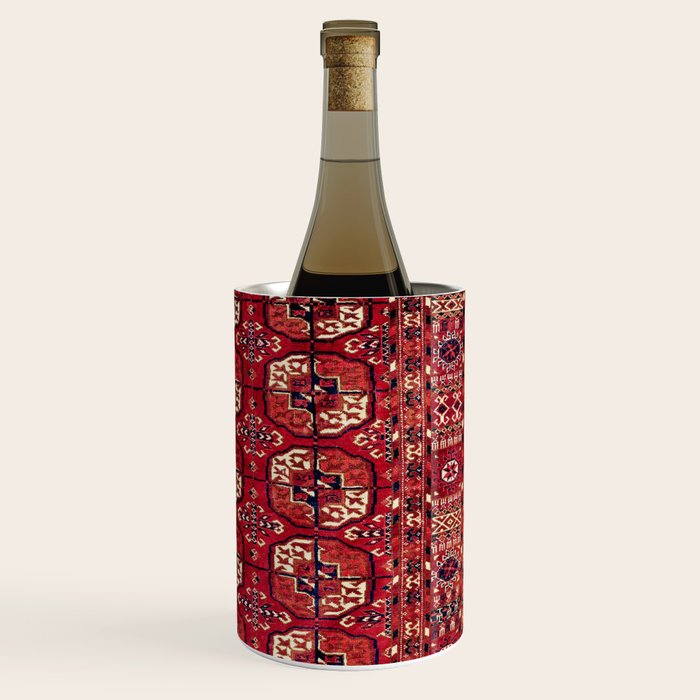 Tekke  Antique West Turkestan Rug Print Wine Chiller Gallery Image 3
