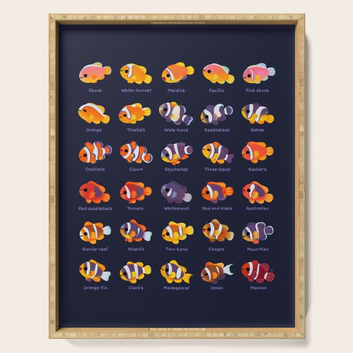Anemone fish Serving Tray Gallery Image 1