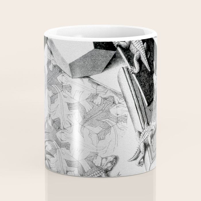 MC Escher Reptiles 1943 Artwork for Posters Prints Tshirts Men Women Kids Coffee Mug Gallery Image 4