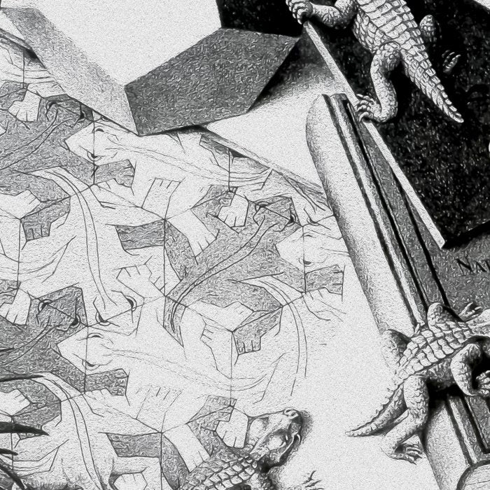 MC Escher Reptiles 1943 Artwork for Posters Prints Tshirts Men Women Kids Coffee Mug Gallery Image 2