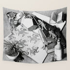 MC Escher Reptiles 1943 Artwork for Posters Prints Tshirts Men Women Kids Wall Tapestry Gallery Image 4