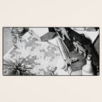 MC Escher Reptiles 1943 Artwork for Posters Prints Tshirts Men Women Kids Desk Mat Gallery Image 3