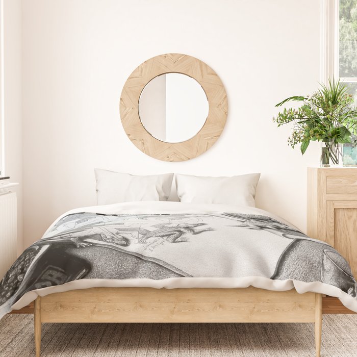 MC Escher Reptiles 1943 Artwork for Posters Prints Tshirts Men Women Kids Duvet Cover Gallery Image 3