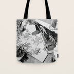 MC Escher Reptiles 1943 Artwork for Posters Prints Tshirts Men Women Kids Tote Bag Gallery Image 1