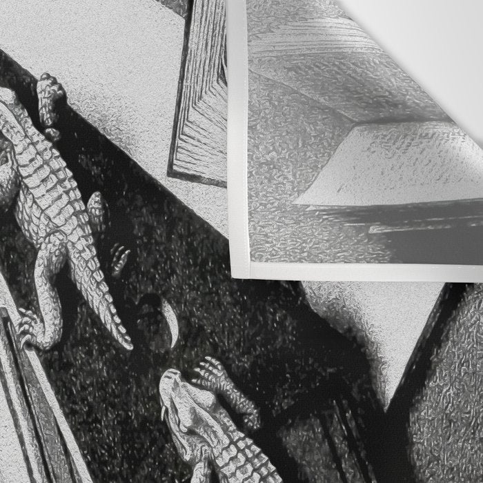 MC Escher Reptiles 1943 Artwork for Posters Prints Tshirts Men Women Kids Wall Tapestry Gallery Image 3