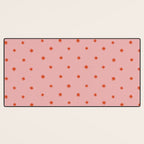 Sparkles Pink & Red Desk Mat Gallery Image 3