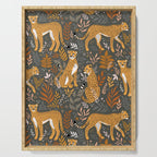 Wild Cheetah Pattern II - Autumn Serving Tray Gallery Image 1