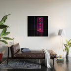 neo tokyo Wood Wall Art Gallery Image 2