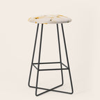 Flowers In Tangerine Stool Gallery Image 1