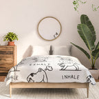 Inhale Exhale Pug Comforter Gallery Image 3