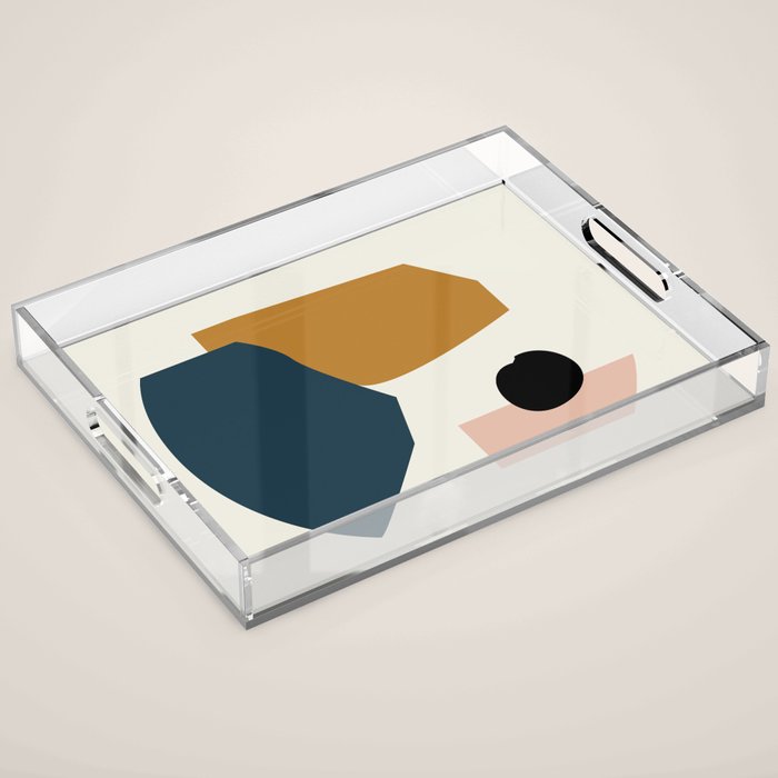 Shape study #1 - Lola Collection Acrylic Tray Gallery Image 1
