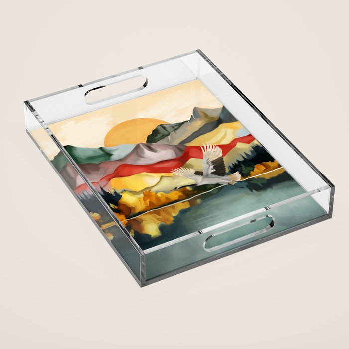 Silent Flight  Acrylic Tray Gallery Image 1