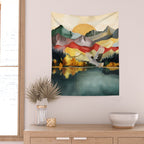 Silent Flight  Wall Tapestry Gallery Image 2