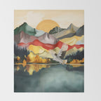 Silent Flight  Throw Blanket Gallery Image 2