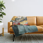 Silent Flight  Throw Blanket Gallery Image 1