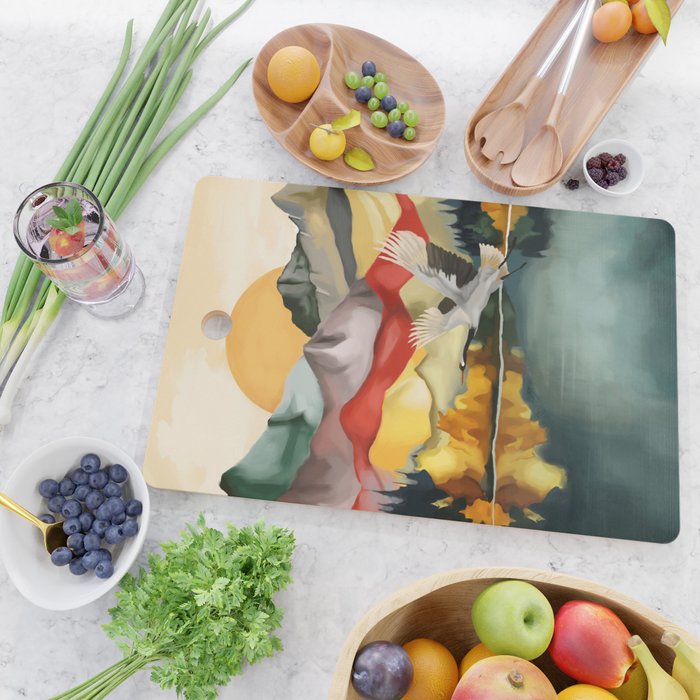 Silent Flight  Cutting Board Gallery Image 2