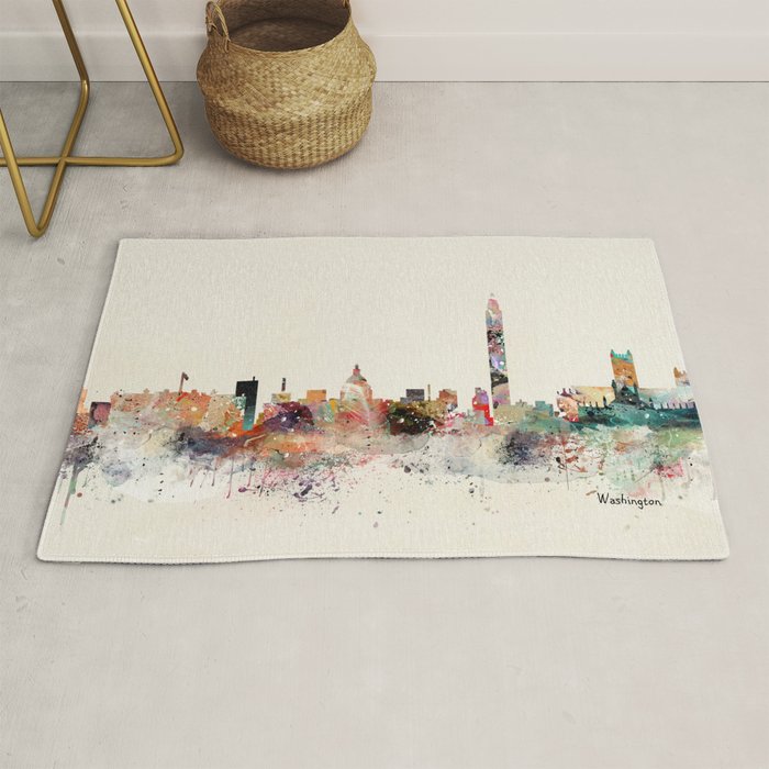 washington dc skyline Rug Gallery Image 1