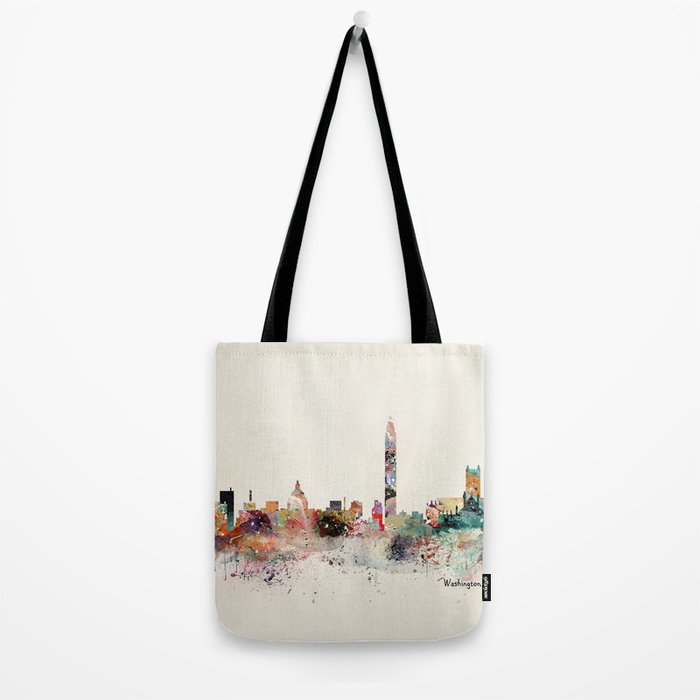 washington dc skyline Tote Bag Gallery Image 2