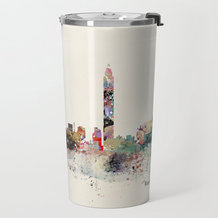 washington dc skyline Travel Mug Gallery Image 2