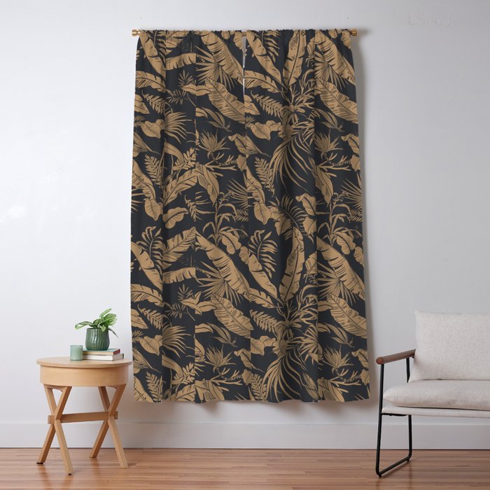 Tropical night heat Window Curtain Gallery Image 1