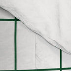 Grid Pattern White Forest Green Windowpane Graph Check Stripe Lines Minimalist Stripes Line Drawing Comforter Gallery Image 4