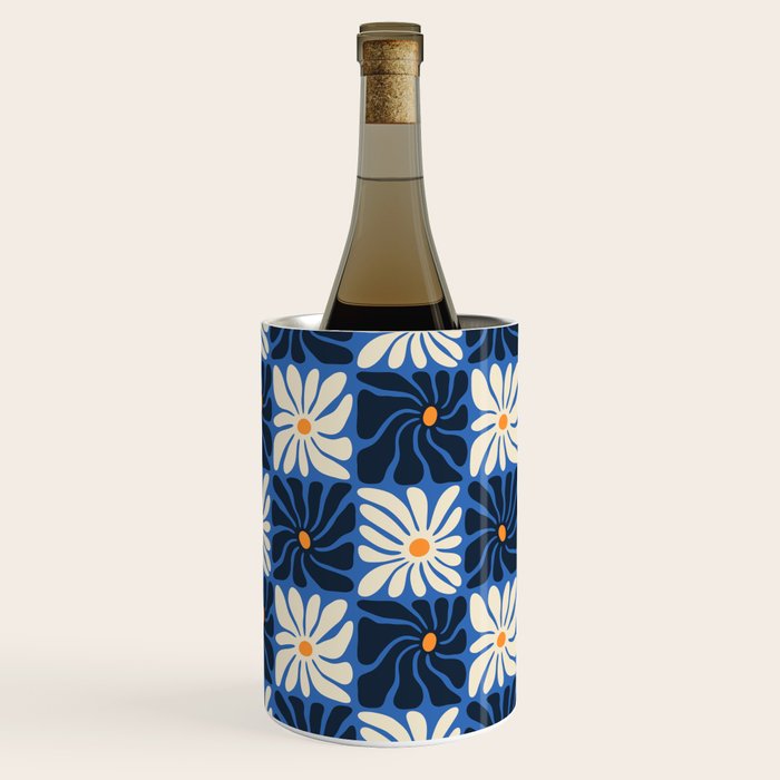 Vintage flower art pattern Wine Chiller Gallery Image 3
