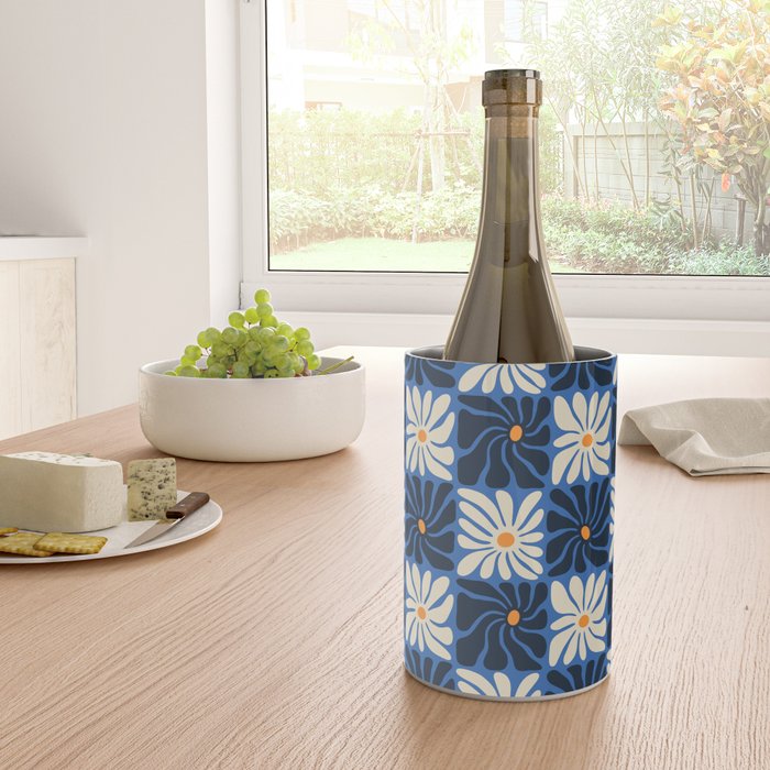 Vintage flower art pattern Wine Chiller Gallery Image 4