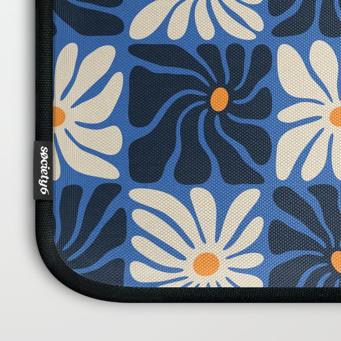 Vintage flower art pattern Laptop Sleeve Gallery Image 3