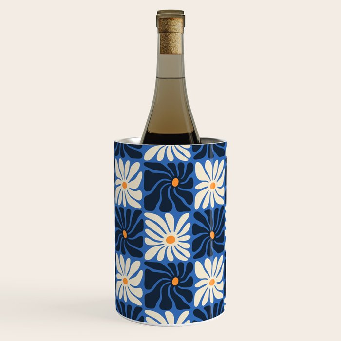 Vintage flower art pattern Wine Chiller Gallery Image 2