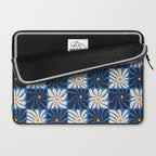 Vintage flower art pattern Laptop Sleeve Gallery Image 2