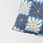 Vintage flower art pattern Pillow Sham Gallery Image 4