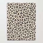 BLACK and WHITE LEOPARD PRINT â Ecru | Collection : Leopard spots â Punk Rock Animal Prints | Notebook Gallery Image 4