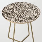BLACK and WHITE LEOPARD PRINT â Ecru | Collection : Leopard spots â Punk Rock Animal Prints | Side Table Gallery Image 2
