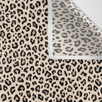 BLACK and WHITE LEOPARD PRINT â Ecru | Collection : Leopard spots â Punk Rock Animal Prints | Wall Tapestry Gallery Image 3