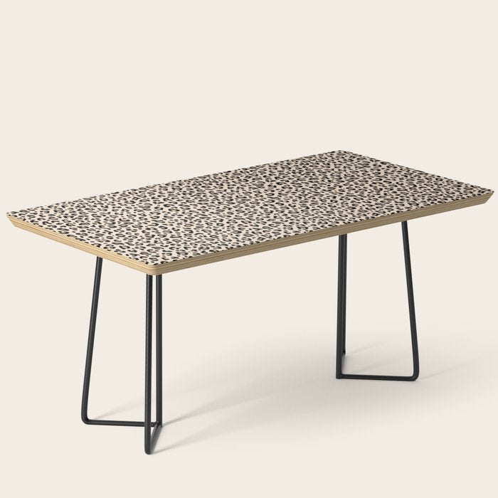 BLACK and WHITE LEOPARD PRINT â Ecru | Collection : Leopard spots â Punk Rock Animal Prints | Coffee Table Gallery Image 1